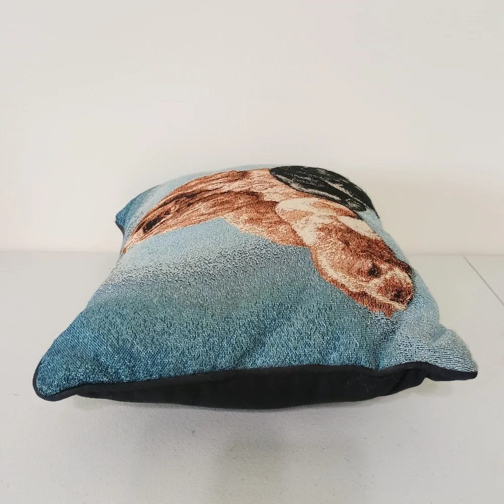 Linda Picken Tapestry Throw Pillow Cocker Spaniel Mother & Puppies 12" X 16" - Picture 5 of 10